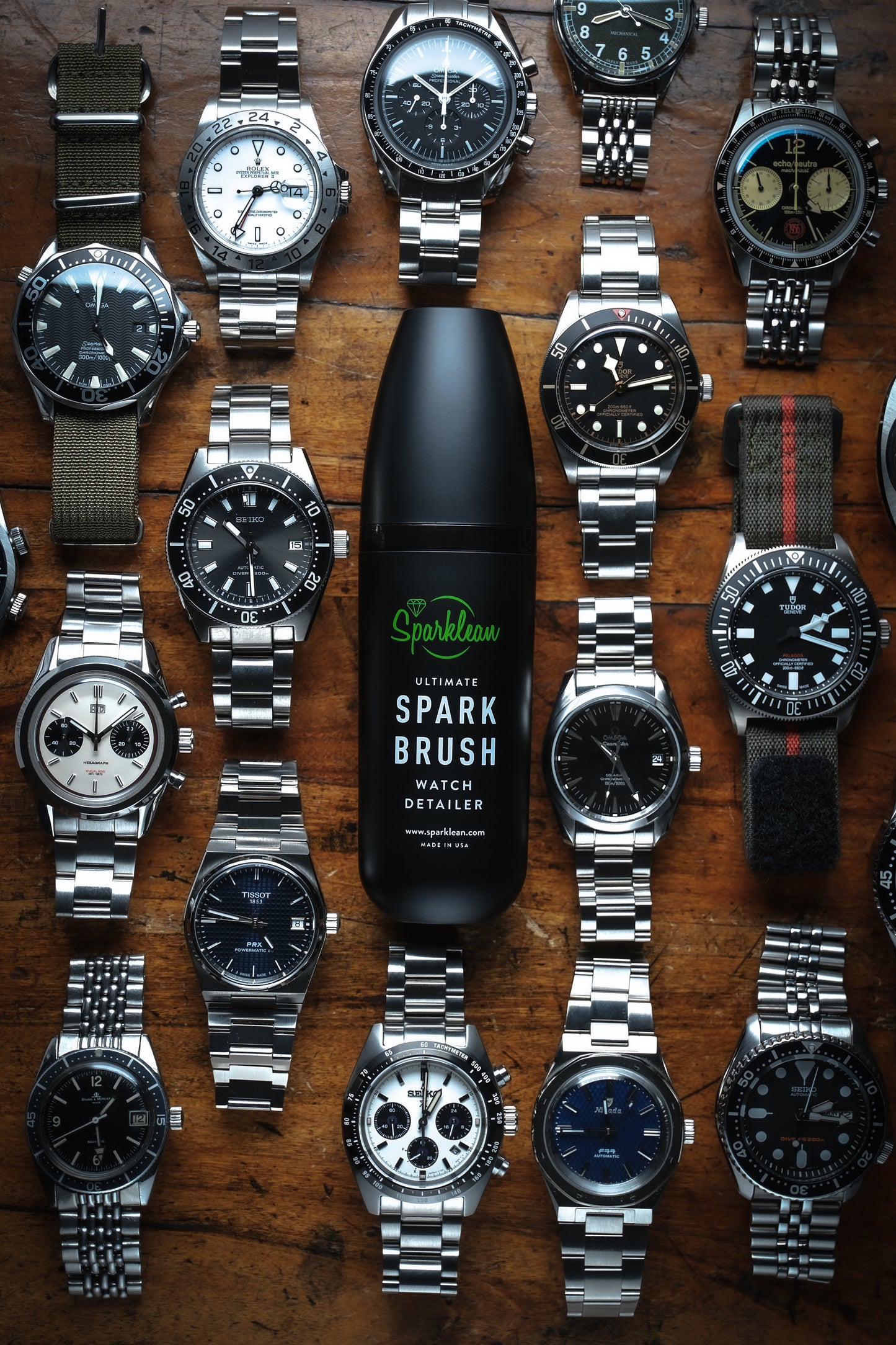 Sparkbrush Soft-Bristle Gentle en todos los metales, joyas y relojes
